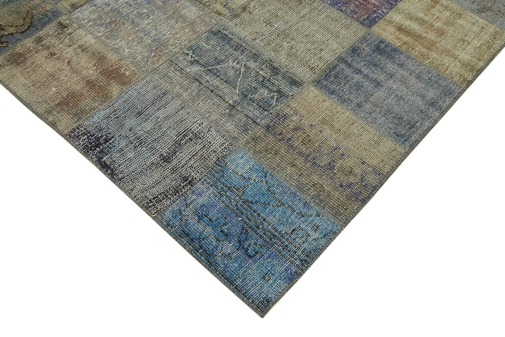 8x11 Blue Patchwork Rug- 43267