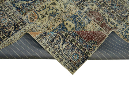 8x12 Beige Patchwork Rug- 43268