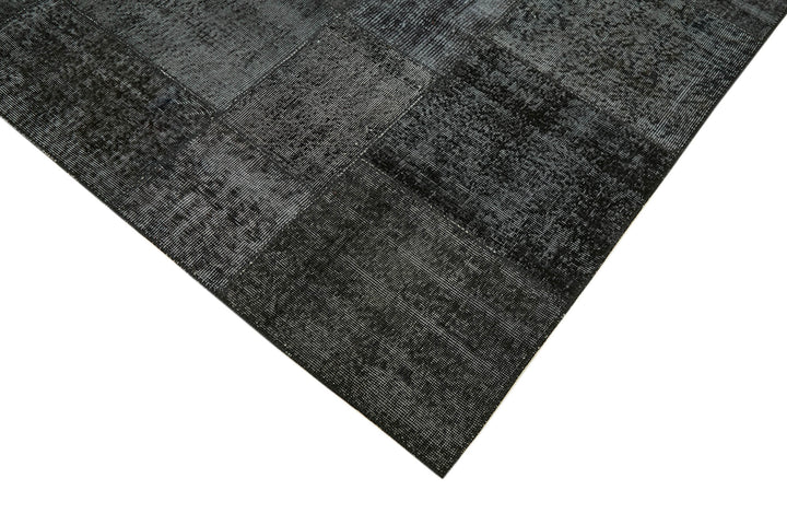 8x11 Black Patchwork Rug- 43271