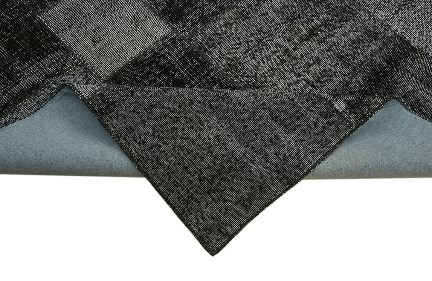 8x11 Black Patchwork Rug- 43271