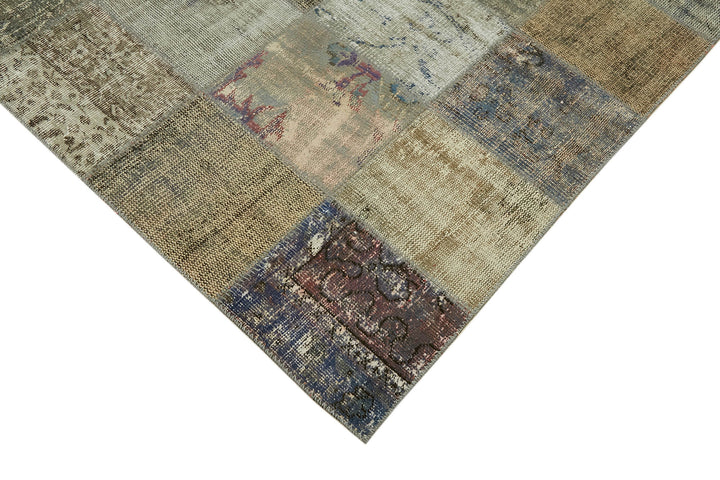 8x11 Grey Patchwork Rug- 43275