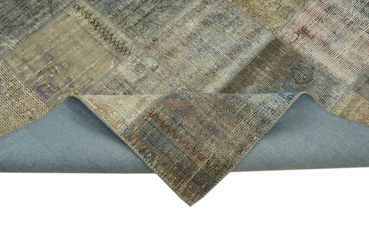 8x11 Grey Patchwork Rug- 43275