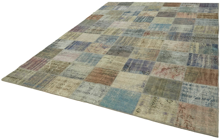 8x11 Grey Patchwork Rug- 43277