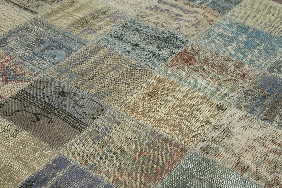 8x11 Grey Patchwork Rug- 43277