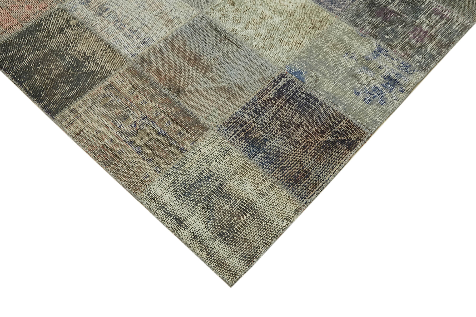 8x11 Grey Patchwork Rug- 43279