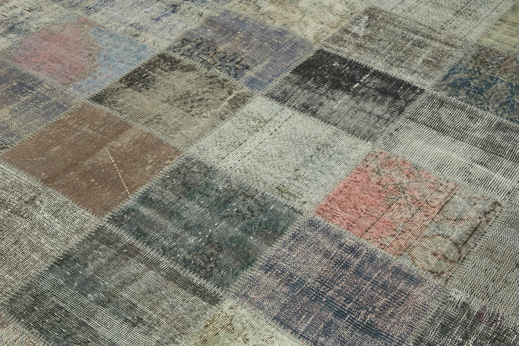 8x11 Grey Patchwork Rug- 43279