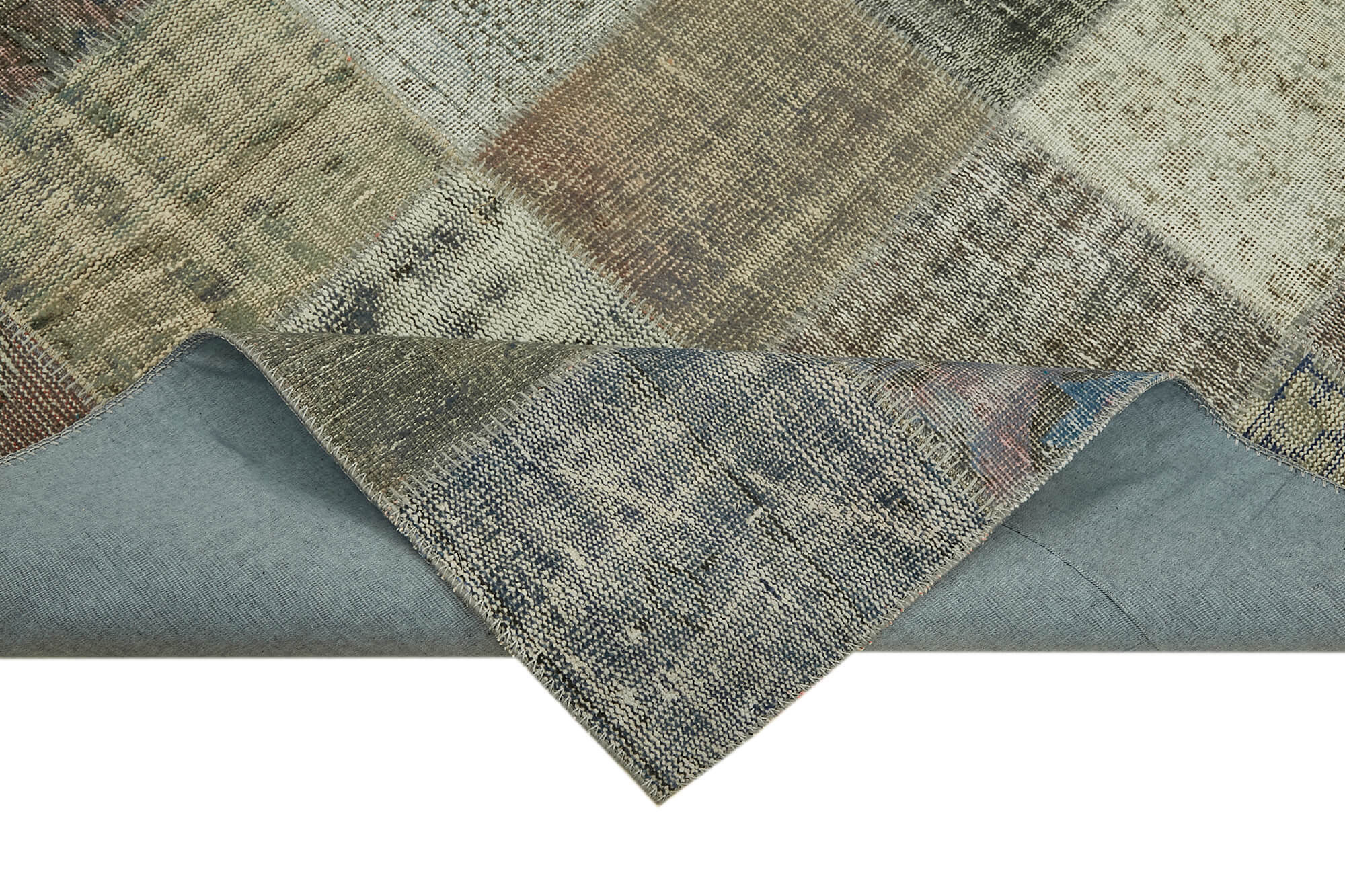 8x11 Grey Patchwork Rug- 43279