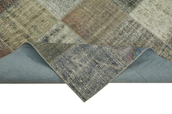 8x11 Grey Patchwork Rug- 43279