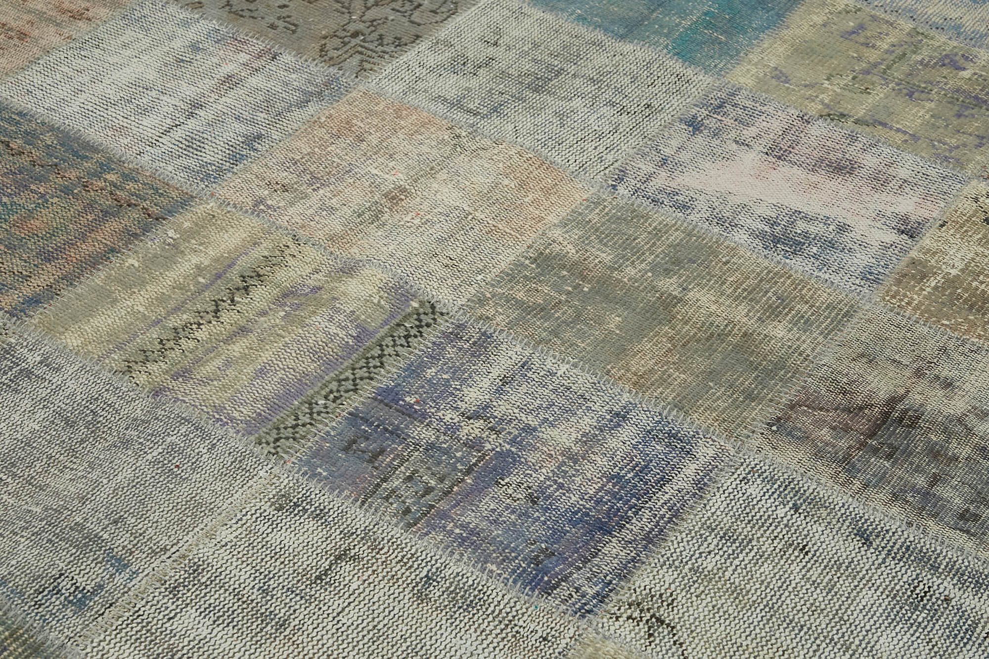 8x11 Grey Patchwork Rug- 43280