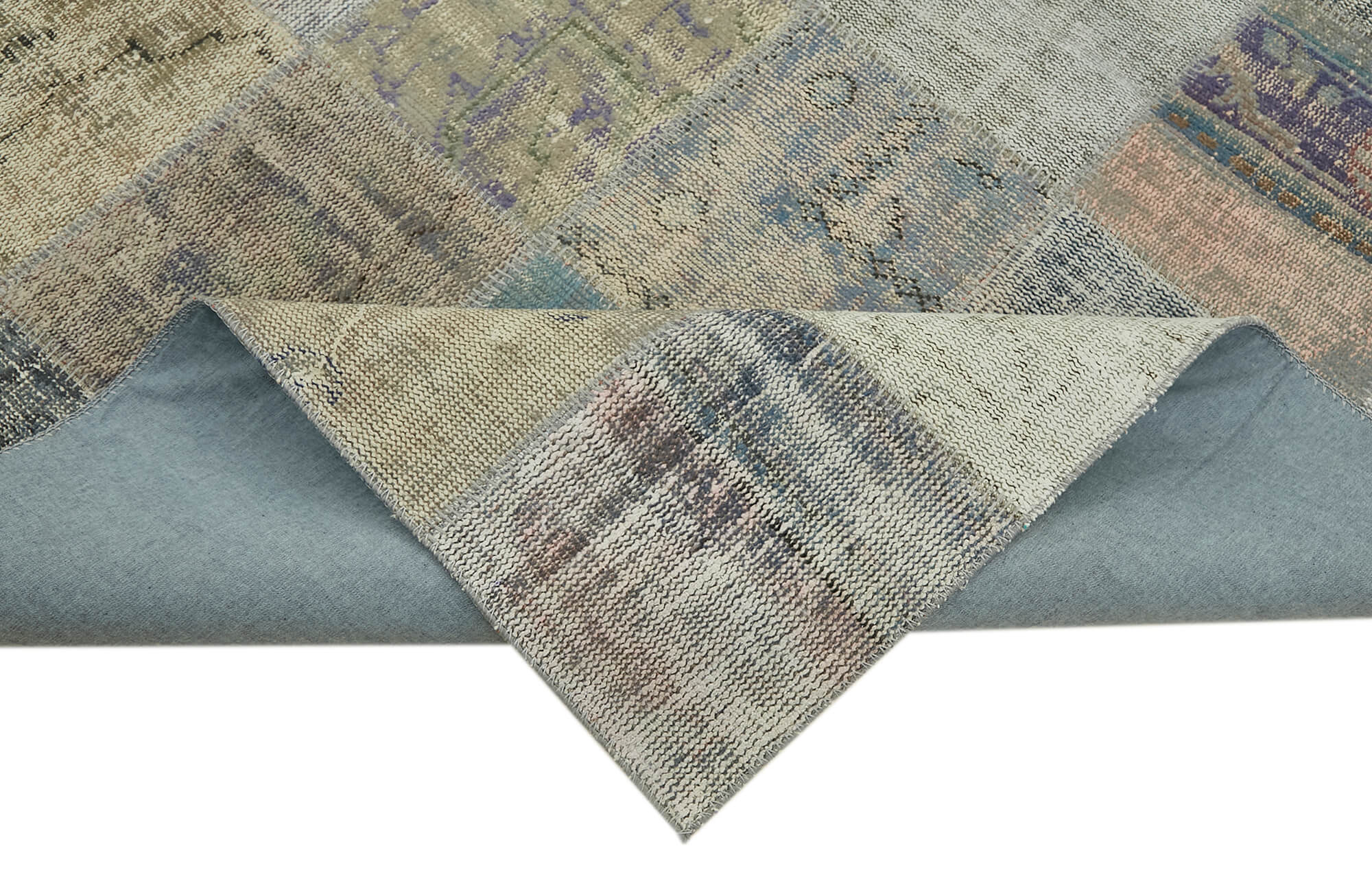 8x11 Grey Patchwork Rug- 43280