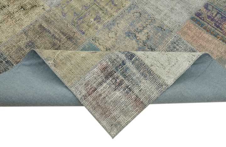 8x11 Grey Patchwork Rug- 43280