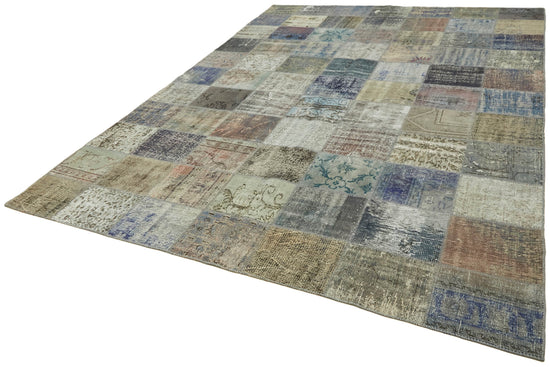 8x11 Grey Patchwork Rug- 43281