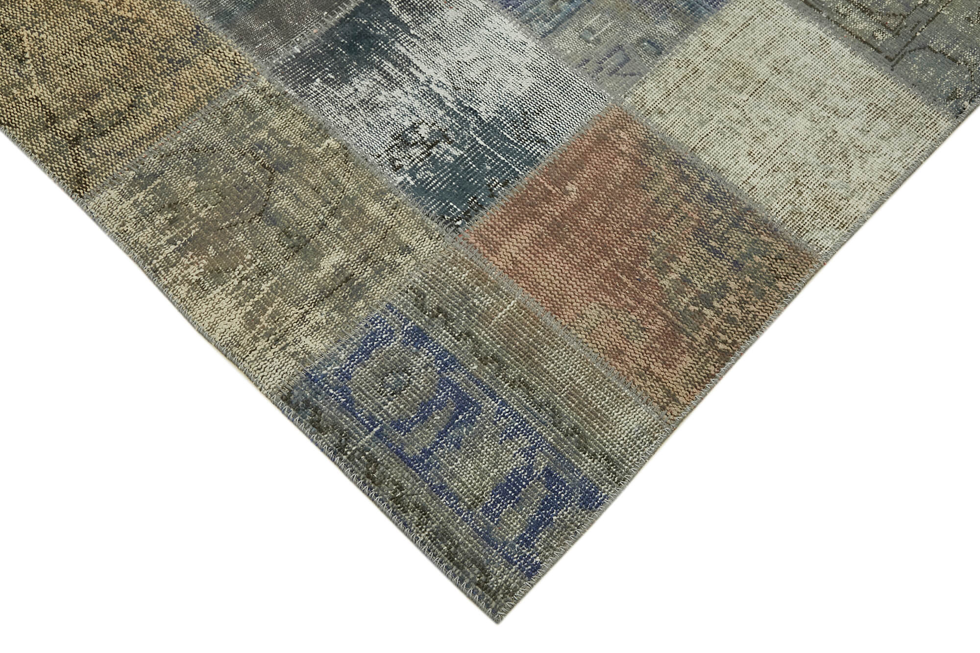 8x11 Grey Patchwork Rug- 43281