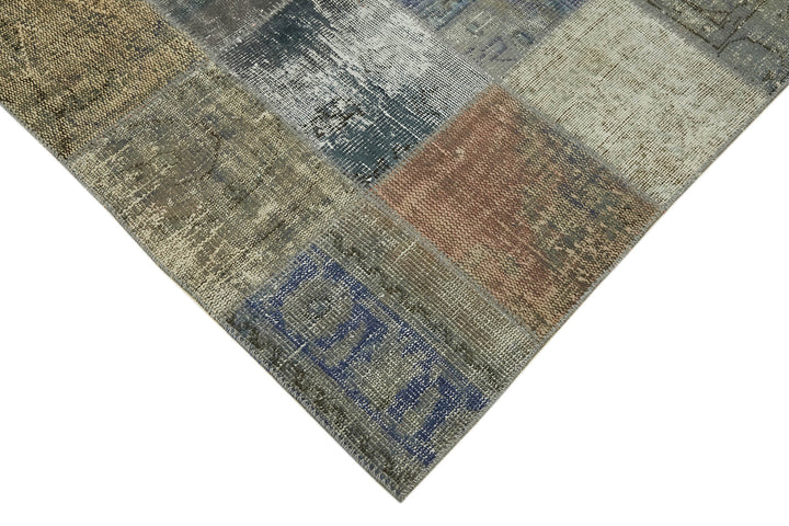 8x11 Grey Patchwork Rug- 43281