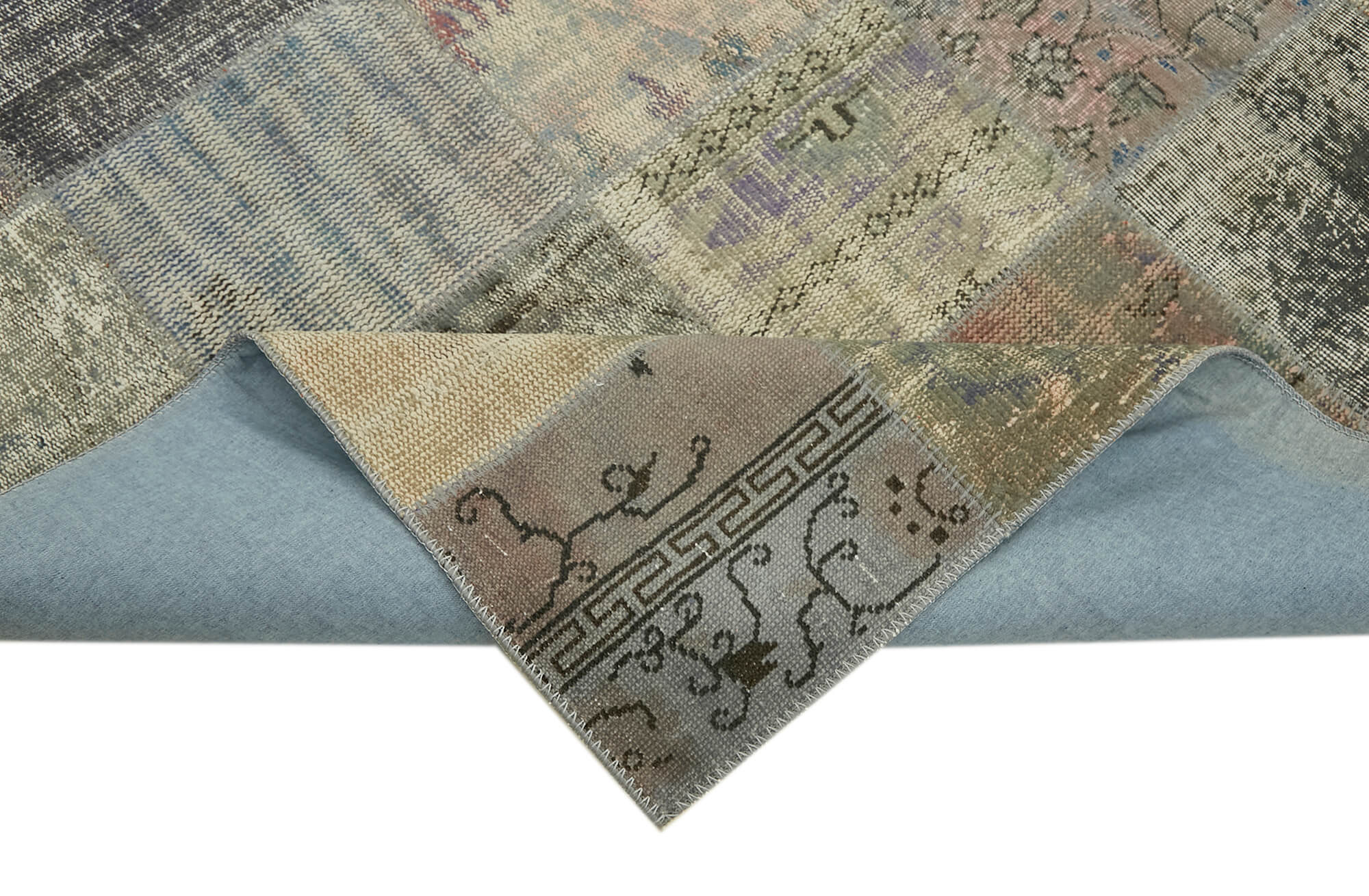 8x11 Grey Patchwork Rug- 43281