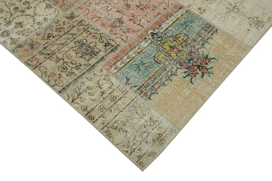 10x13 Beige Patchwork Rug - 43284
