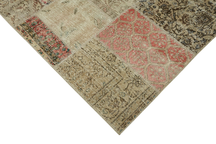 10x13 Beige Patchwork Rug - 43289