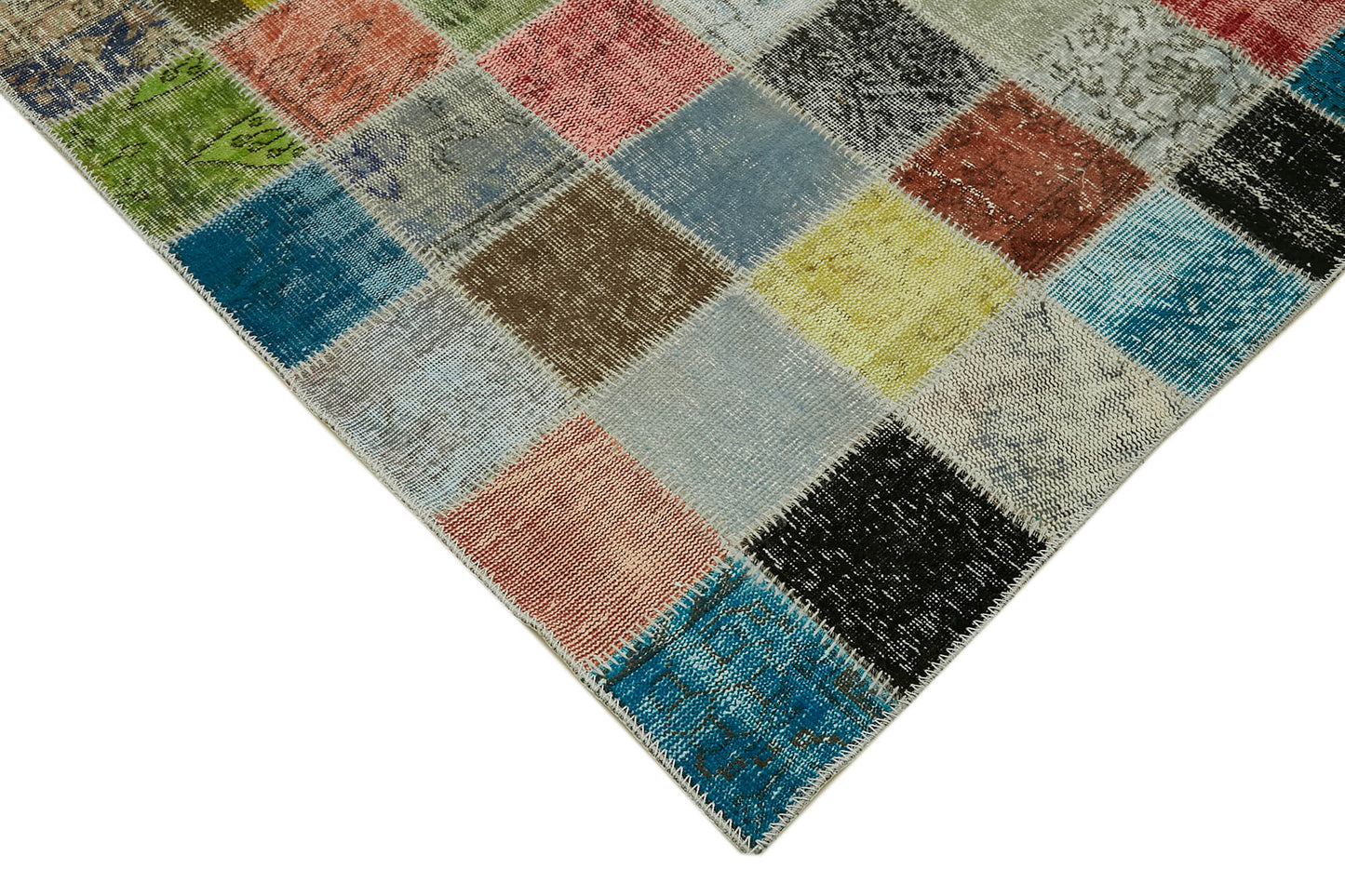 10x13 Multicolor Patchwork Rug - 43291