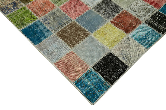 10x13 Multicolor Patchwork Rug - 43291