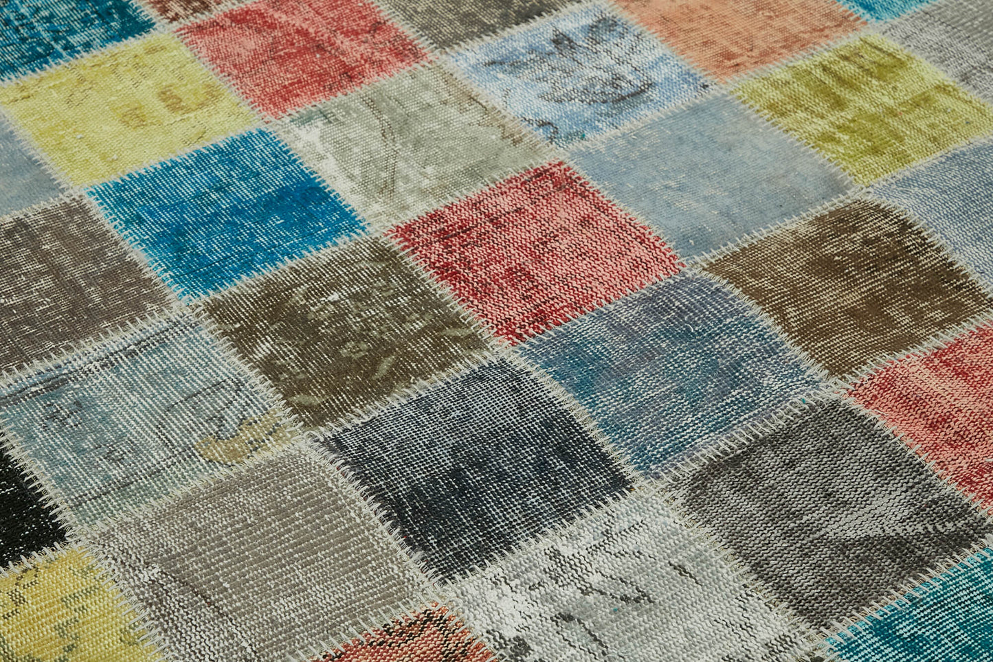 10x13 Multicolor Patchwork Rug - 43291