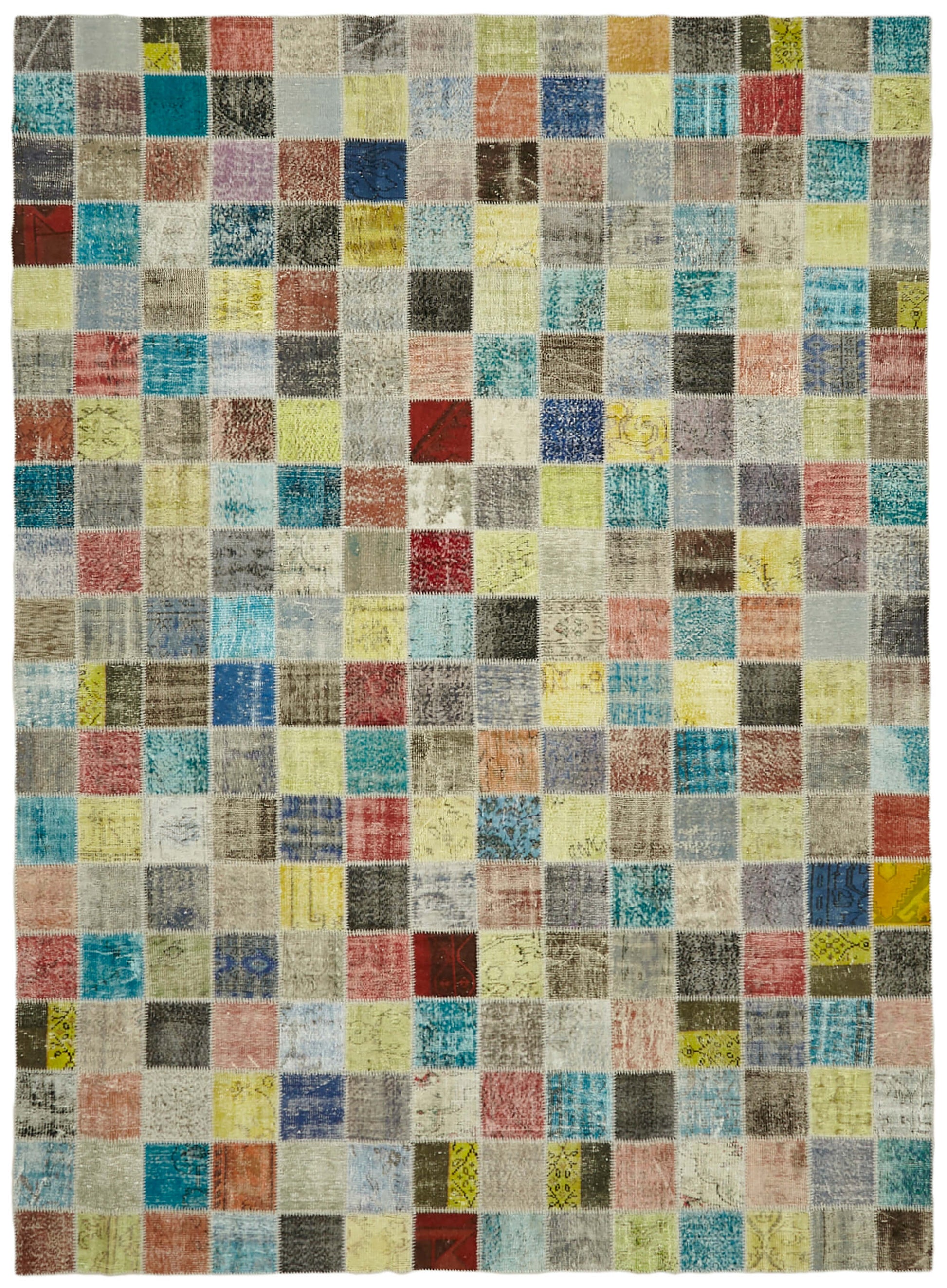 10x13 Multicolor Patchwork Rug - 43292