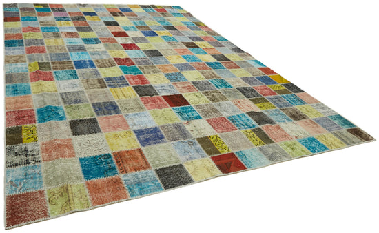 10x13 Multicolor Patchwork Rug - 43292