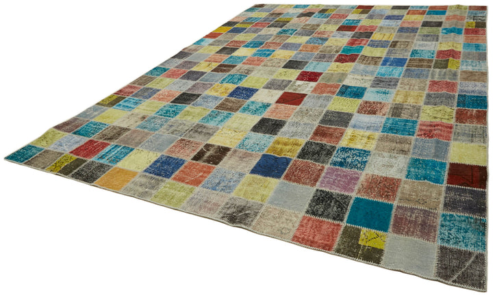 10x13 Multicolor Patchwork Rug - 43292