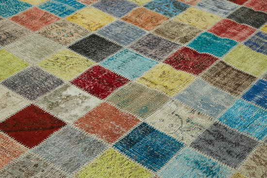 10x13 Multicolor Patchwork Rug - 43292