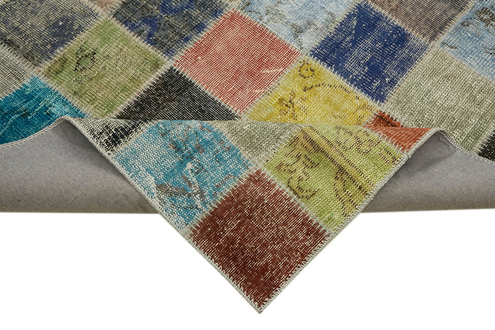 10x13 Multicolor Patchwork Rug - 43292