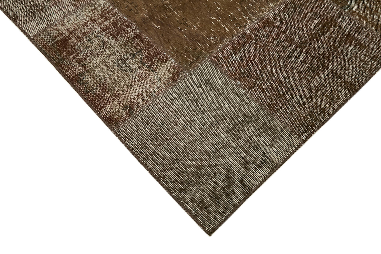 10x13 Brown Patchwork Rug - 43296