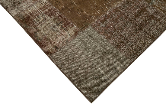 10x13 Brown Patchwork Rug - 43296