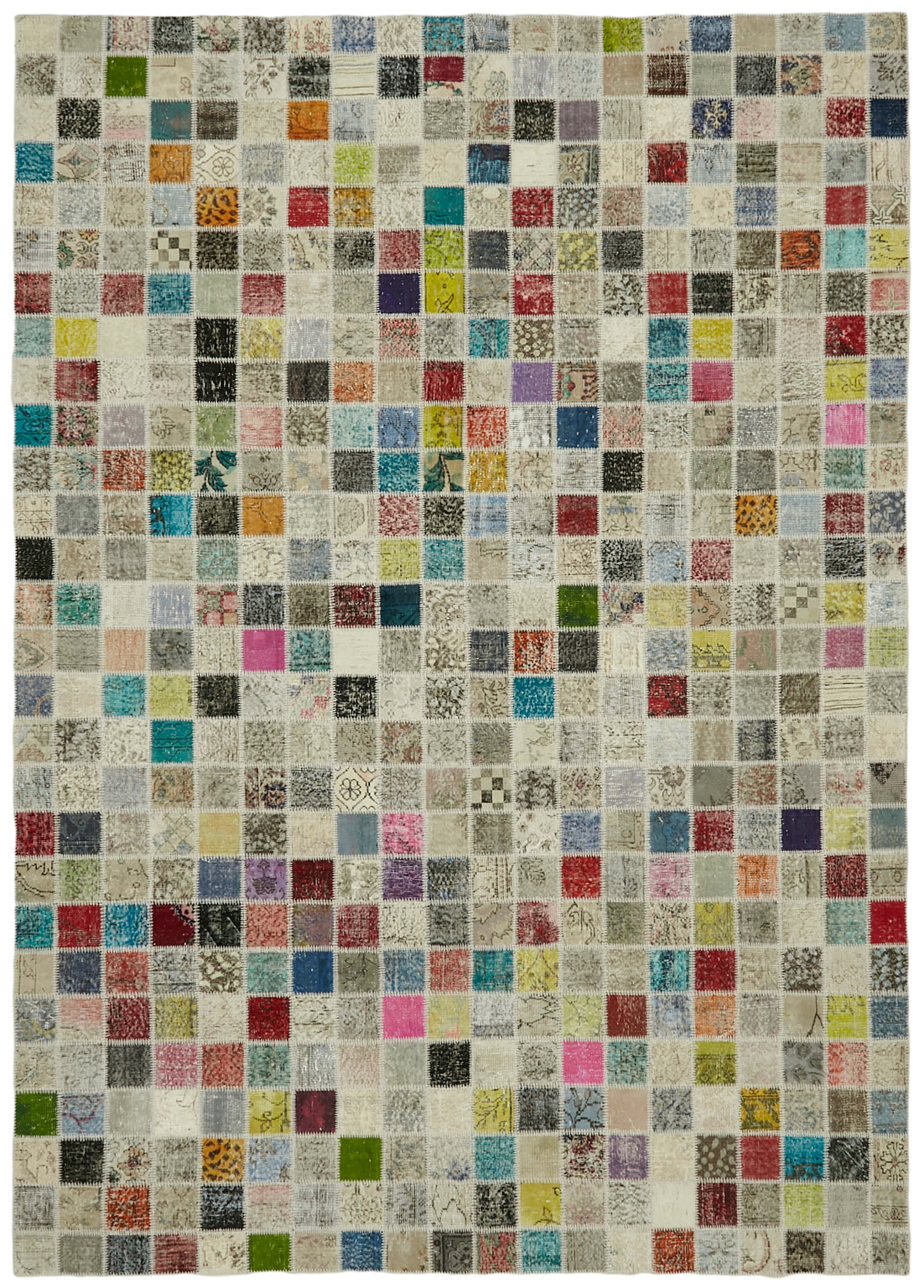 10x13 Multicolor Patchwork Rug - 43298