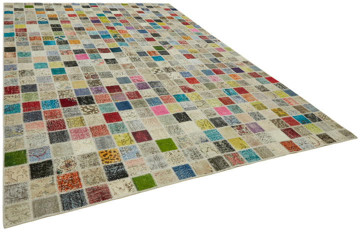 10x13 Multicolor Patchwork Rug - 43298