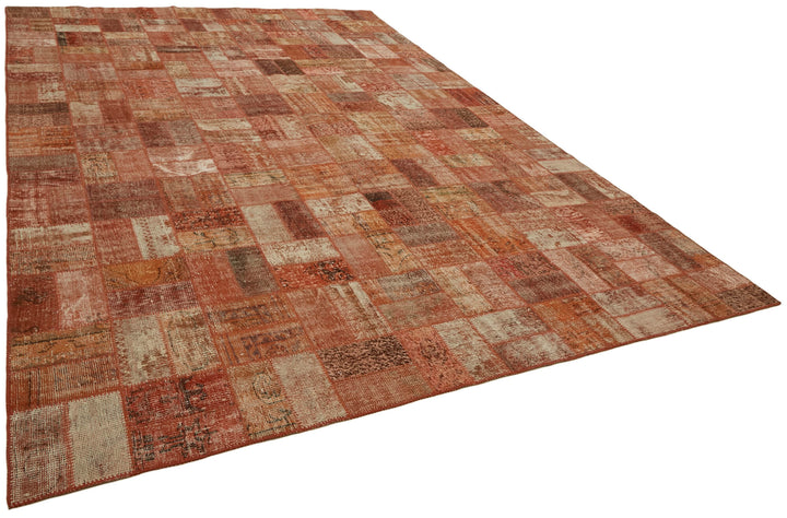 9x14 Orange Patchwork Rug - 43299
