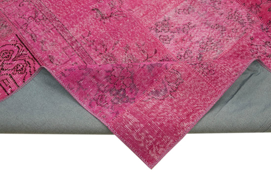 10x13 Pink Patchwork Rug - 43301