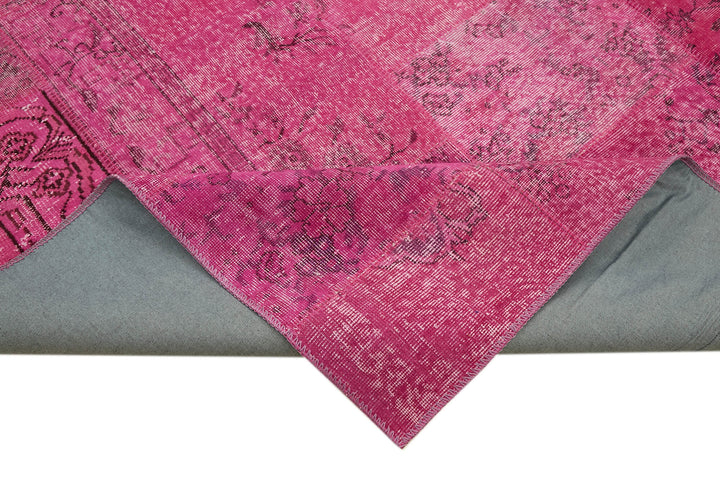 10x13 Pink Patchwork Rug - 43301