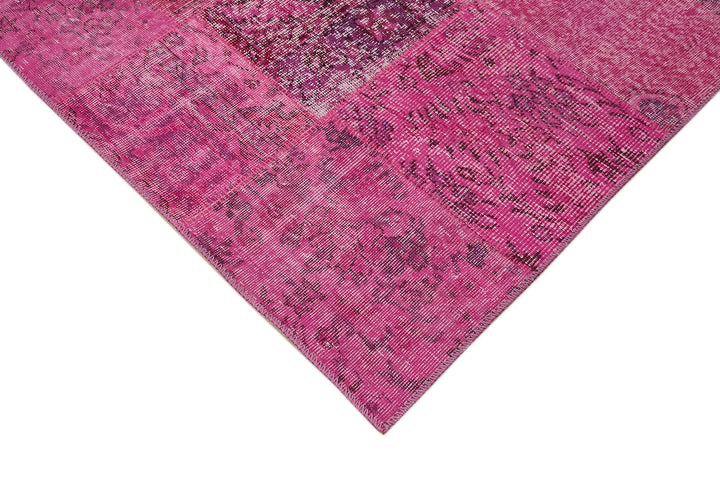 10x13 Pink Patchwork Rug - 43302
