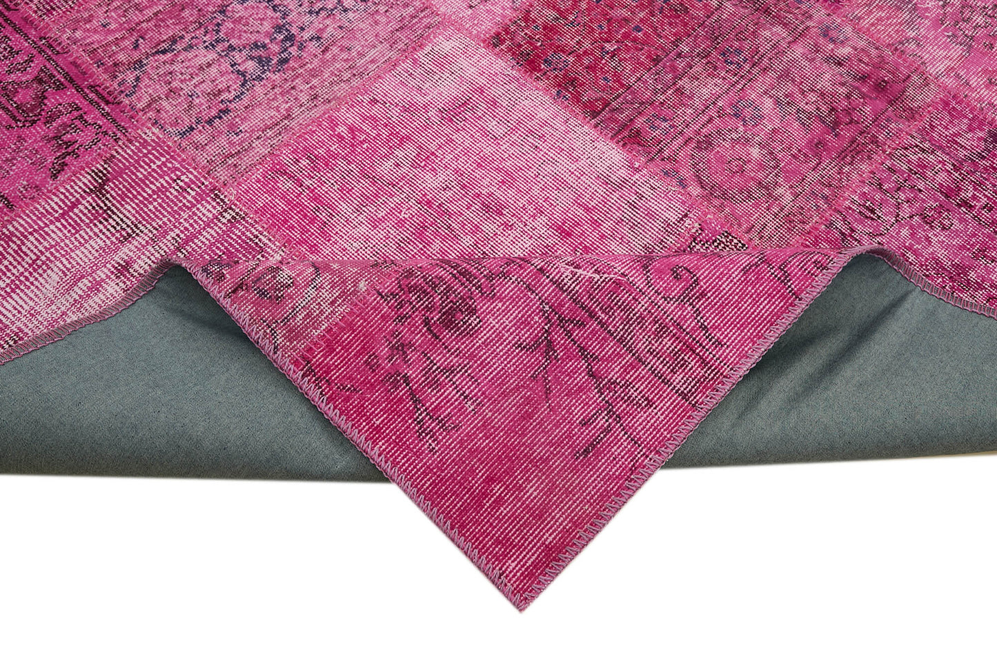 10x13 Pink Patchwork Rug - 43302