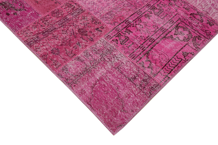 10x13 Pink Patchwork Rug - 43303