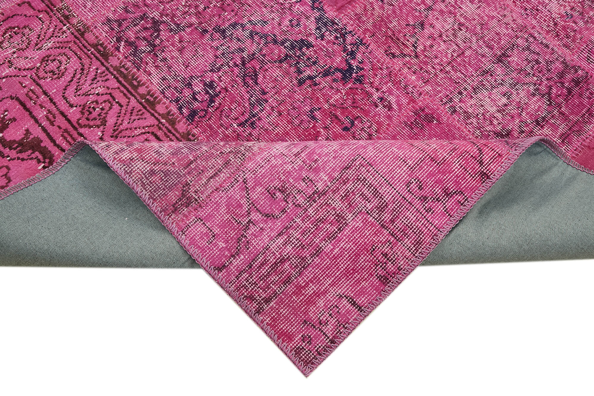 10x13 Pink Patchwork Rug - 43303
