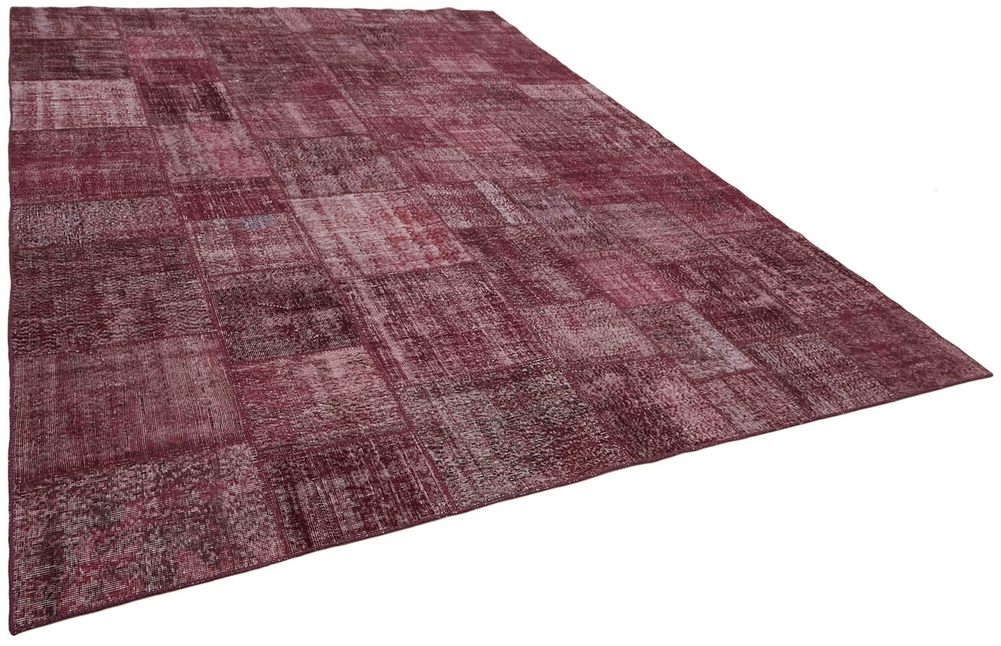 10x13 Red Patchwork Rug - 43305