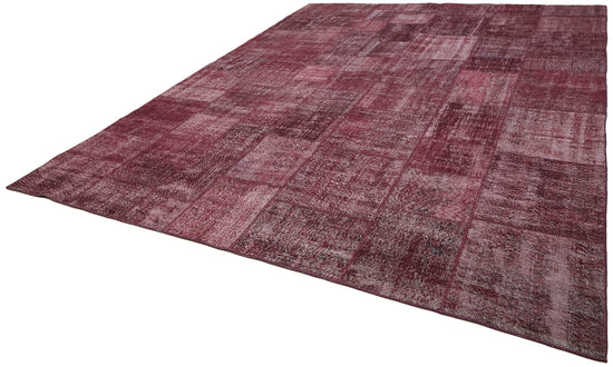 10x13 Red Patchwork Rug - 43305