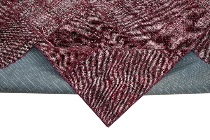 10x13 Red Patchwork Rug - 43305