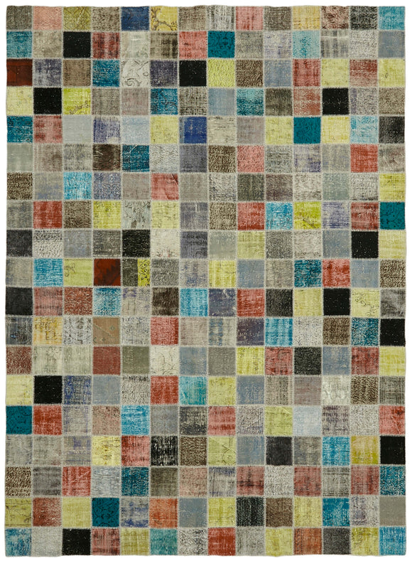 10x13 Multicolor Patchwork Rug - 43314