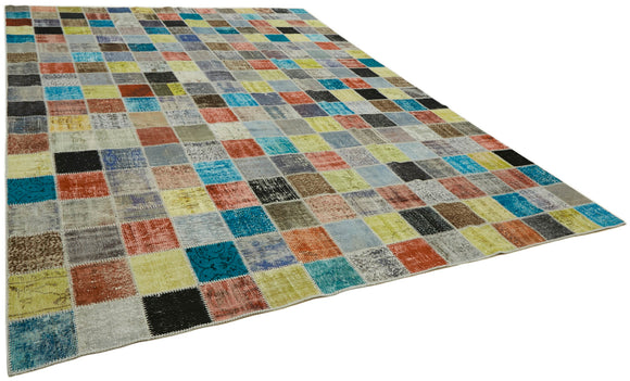 10x13 Multicolor Patchwork Rug - 43314