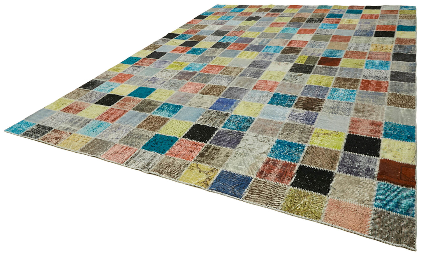 10x13 Multicolor Patchwork Rug - 43314
