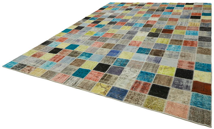 10x13 Multicolor Patchwork Rug - 43314