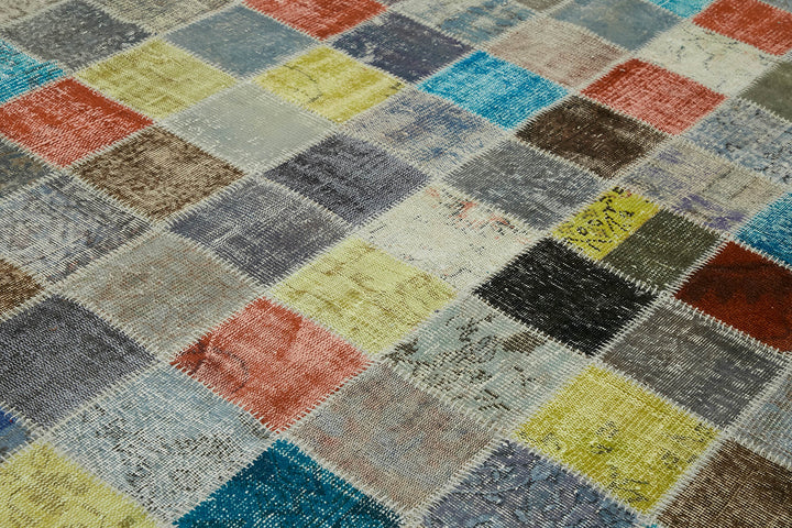 10x13 Multicolor Patchwork Rug - 43314
