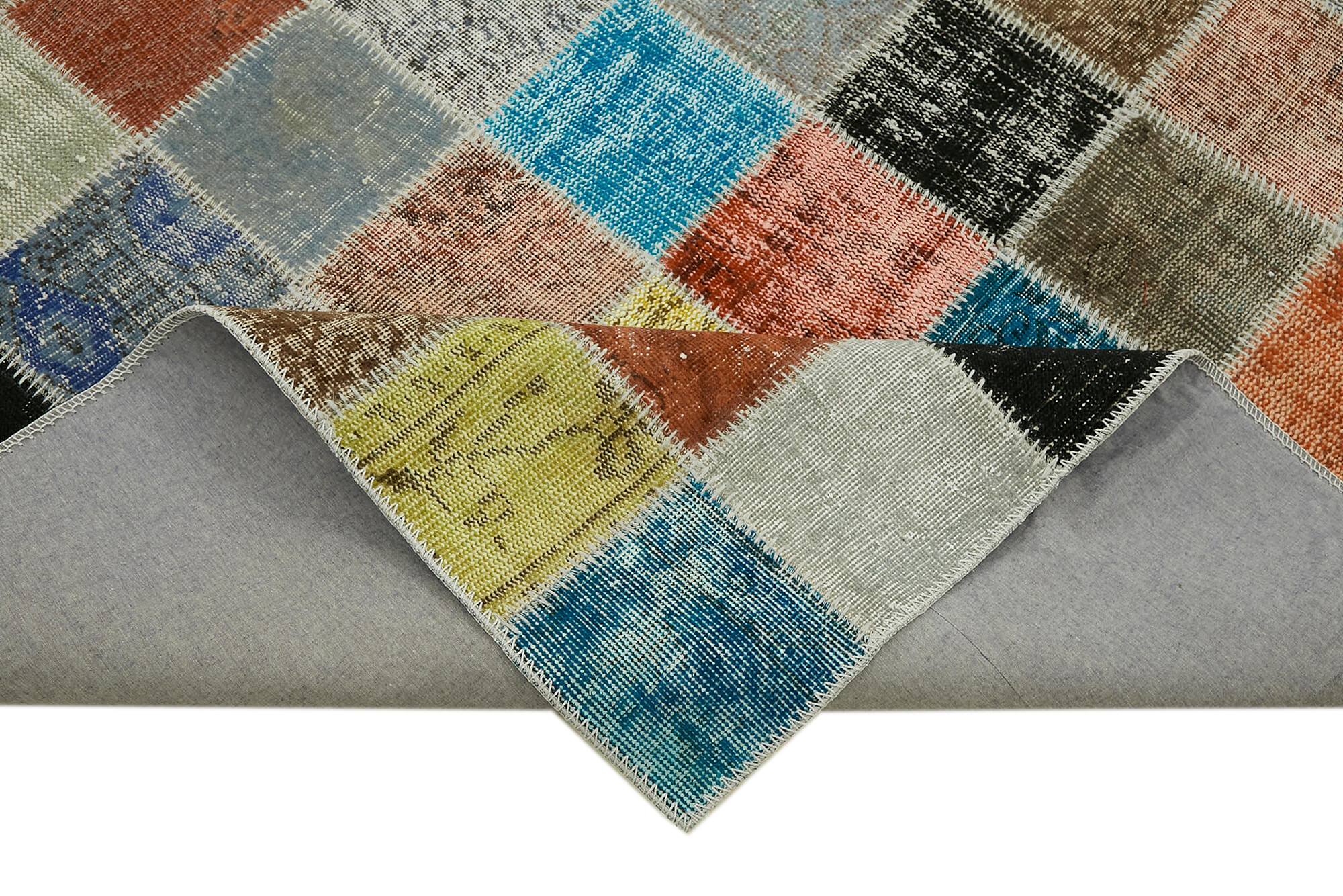 10x13 Multicolor Patchwork Rug - 43314