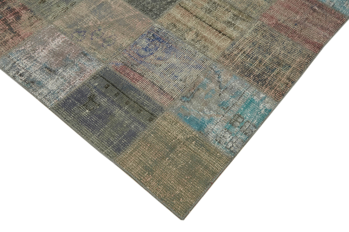 10x13 Grey Patchwork Rug - 43318